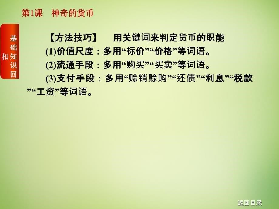 高考复习方案2018届高考政治一轮复习 第一单元 生活与消费课件 新人教版_第5页