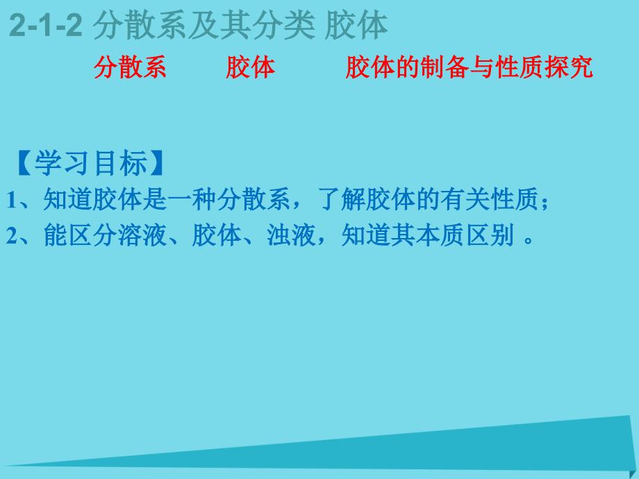 海南省国兴中学高中化学 2.1.2 分散系及其分类 胶体课件 新人教版必修1_第2页