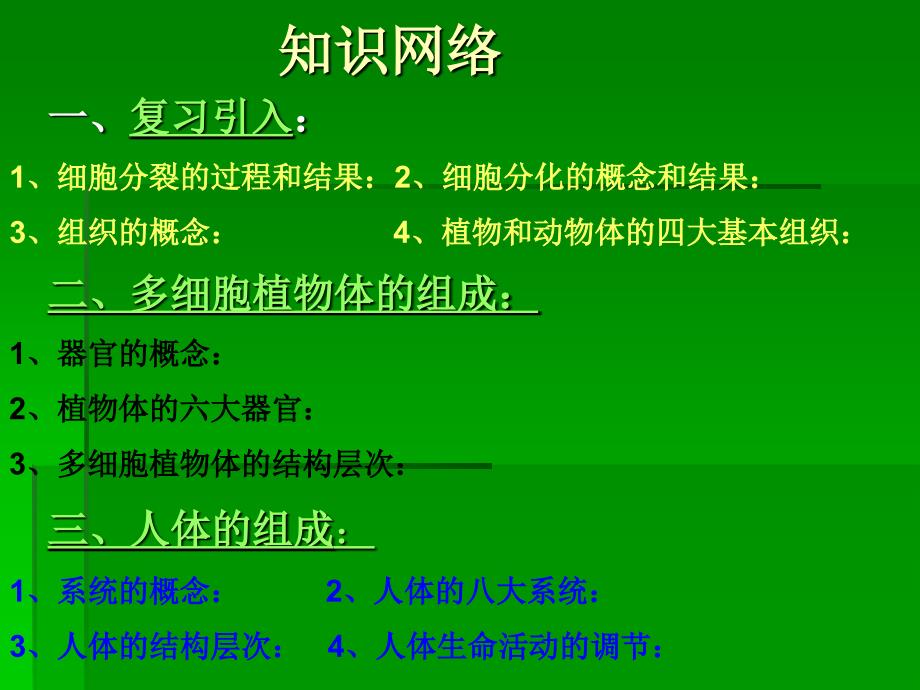 4.2 多细胞生物体 课件 (2).ppt_第2页