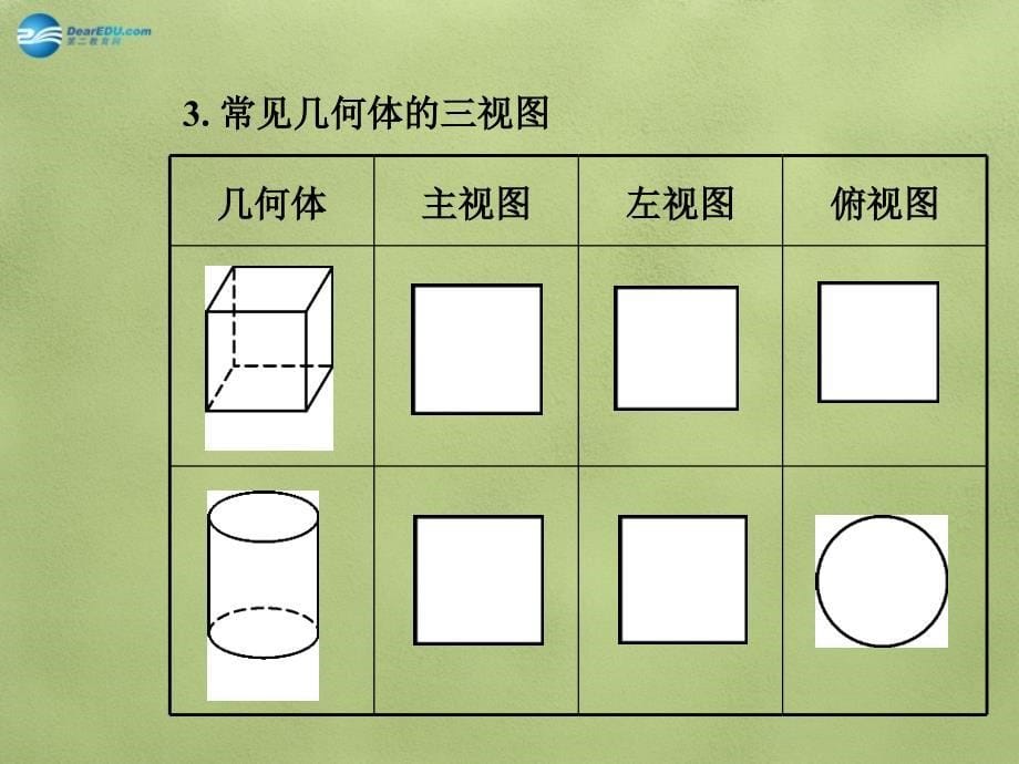 （新课标）2018中考数学总复习 第27课时 投影与视图课件_第5页