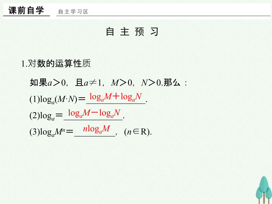 创新设计浙江专用2017-2018学年高中数学第二章基本初等函数i2.2.1.2对数的运算课件新人教版必修_第2页