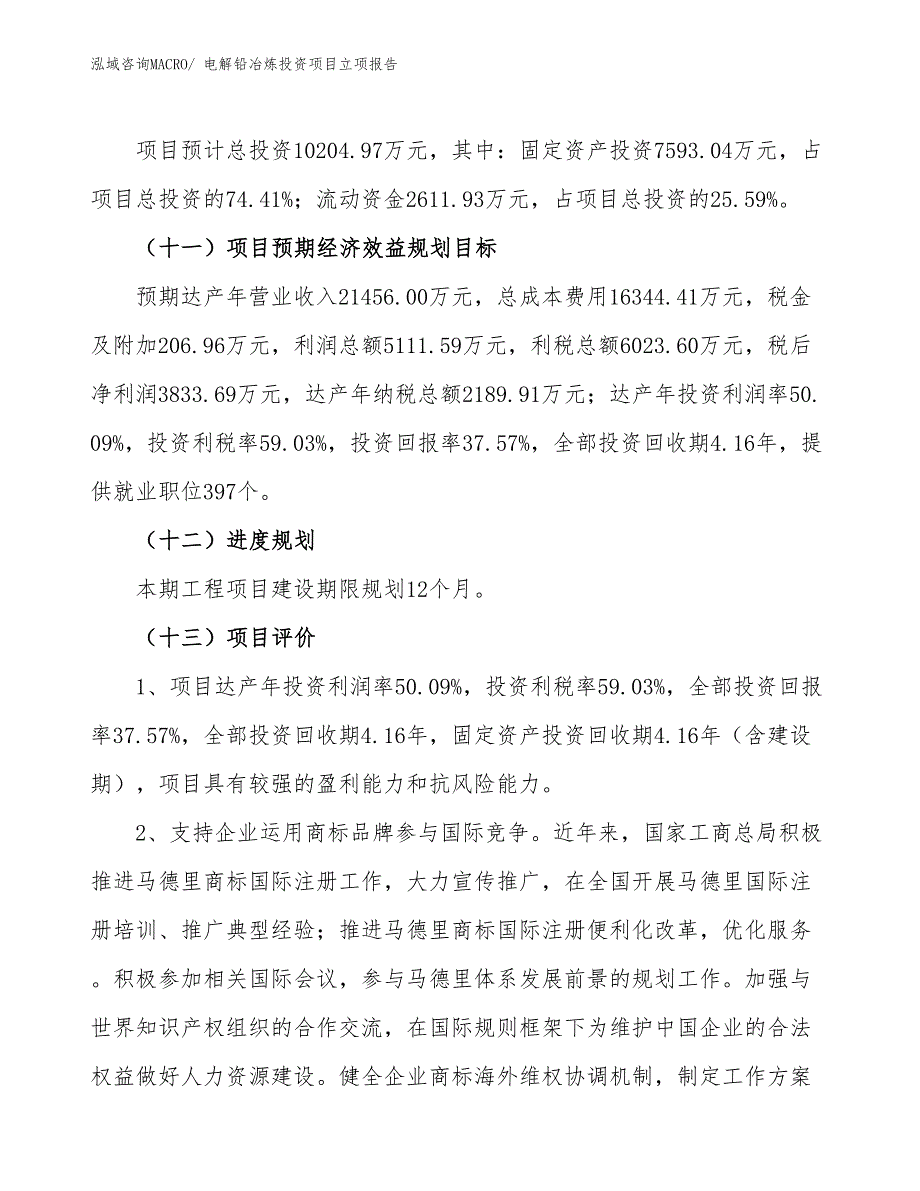 电解铅冶炼投资项目立项报告_第4页