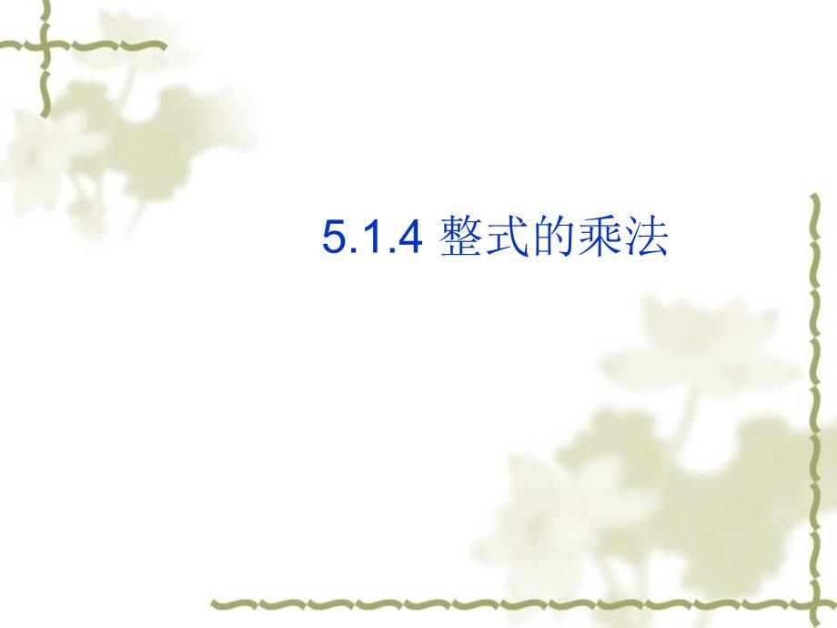 5.1.4整式的乘法 课件（新人教版八年级上）.ppt_第2页