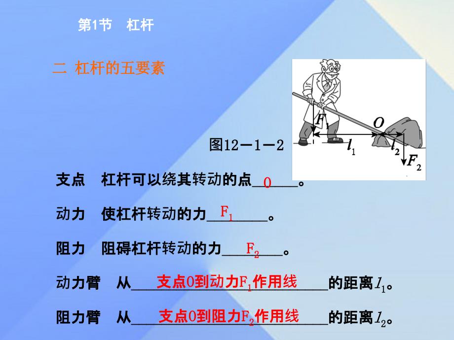 优质课堂2017-2018学年八年级物理下册 第十二章 简单机械 第1节 杠杆课件 （新版）新人教版_第4页