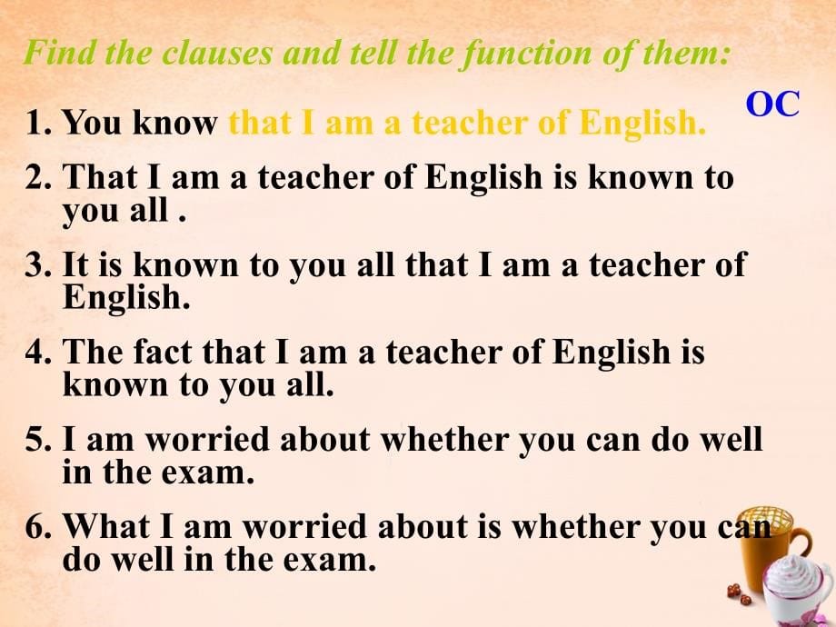 湖南省长沙市高中英语 unit 2 language-grammar1课件 牛津译林版必修3_第5页