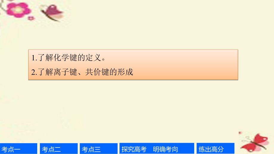 （全国）2018版高考化学一轮复习 第5章 物质结构、元素周期律 第20讲 化学键课件 新人教版_第2页