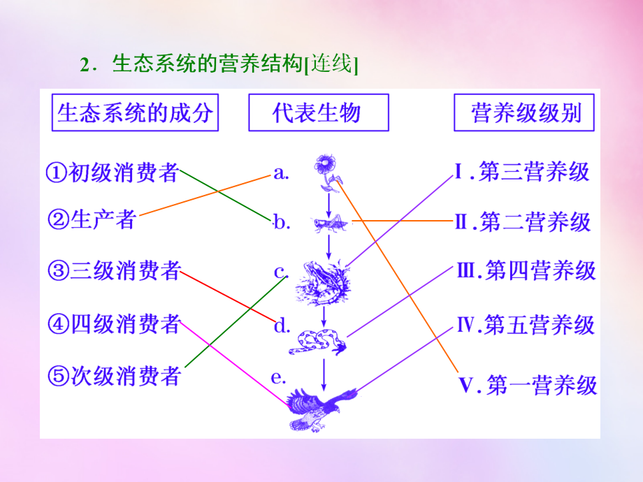 2018高考生物一轮复习 第四单元 第一讲 生态系统的结构和能量流动课件 浙教版必修3 (2)_第4页