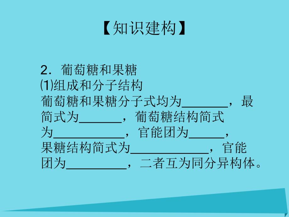 江苏省扬州市宝应县城镇中学高三化学一轮复习 糖类 油脂 蛋白质课件_第4页