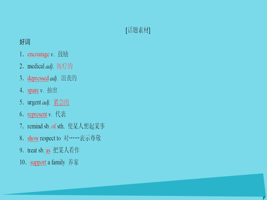 2018高考英语一轮复习 unit 24 society课件 北师大版选修8_第4页