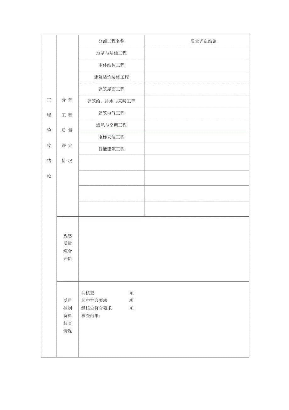 竣工验收报告(表格)_第5页