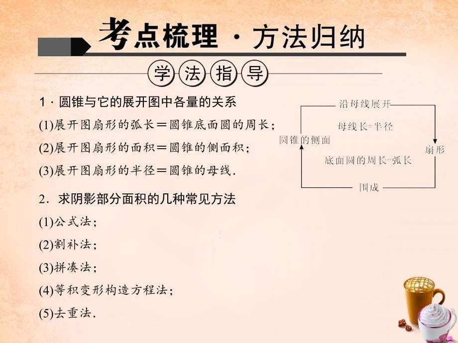 辽宁省2018中考数学 第25讲 与圆有关的计算课件_第5页