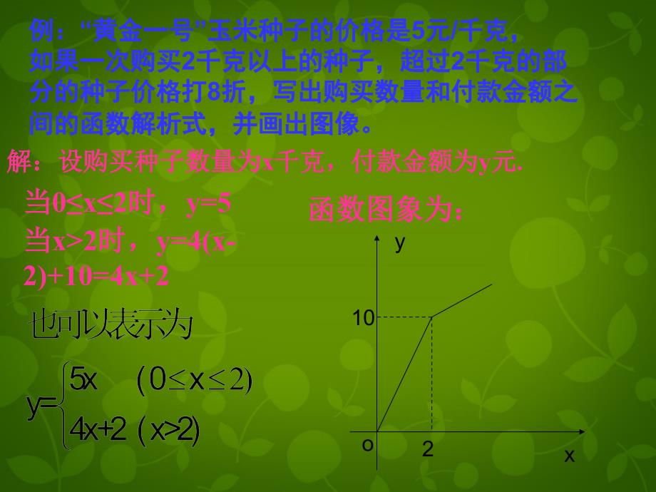 天津市梅江中学八年级数学上册 14.2 一次函数（第5课时）课件 新人教版_第3页
