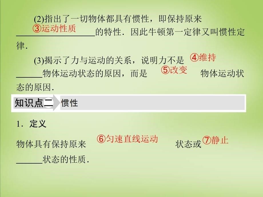 高考核动力2018届高考物理一轮复习 3.1牛顿第一、第三定律课件_第5页