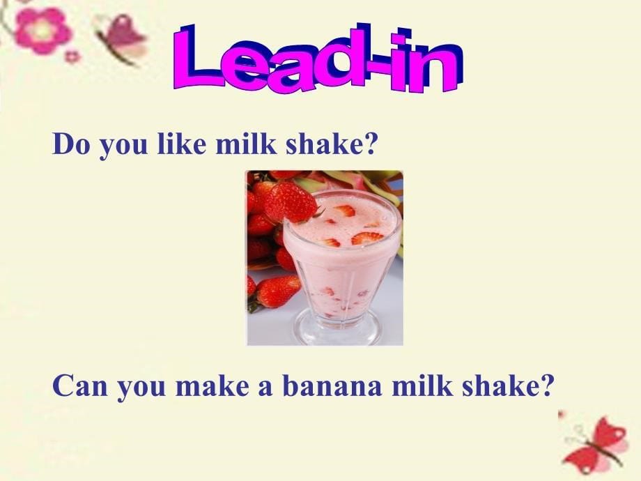 吉林省白城市通榆县第八中学2017-2018学年八年级英语上册《unit 8 how do you make a milk shake section a 1》课件 （新版）人教新目标版_第5页