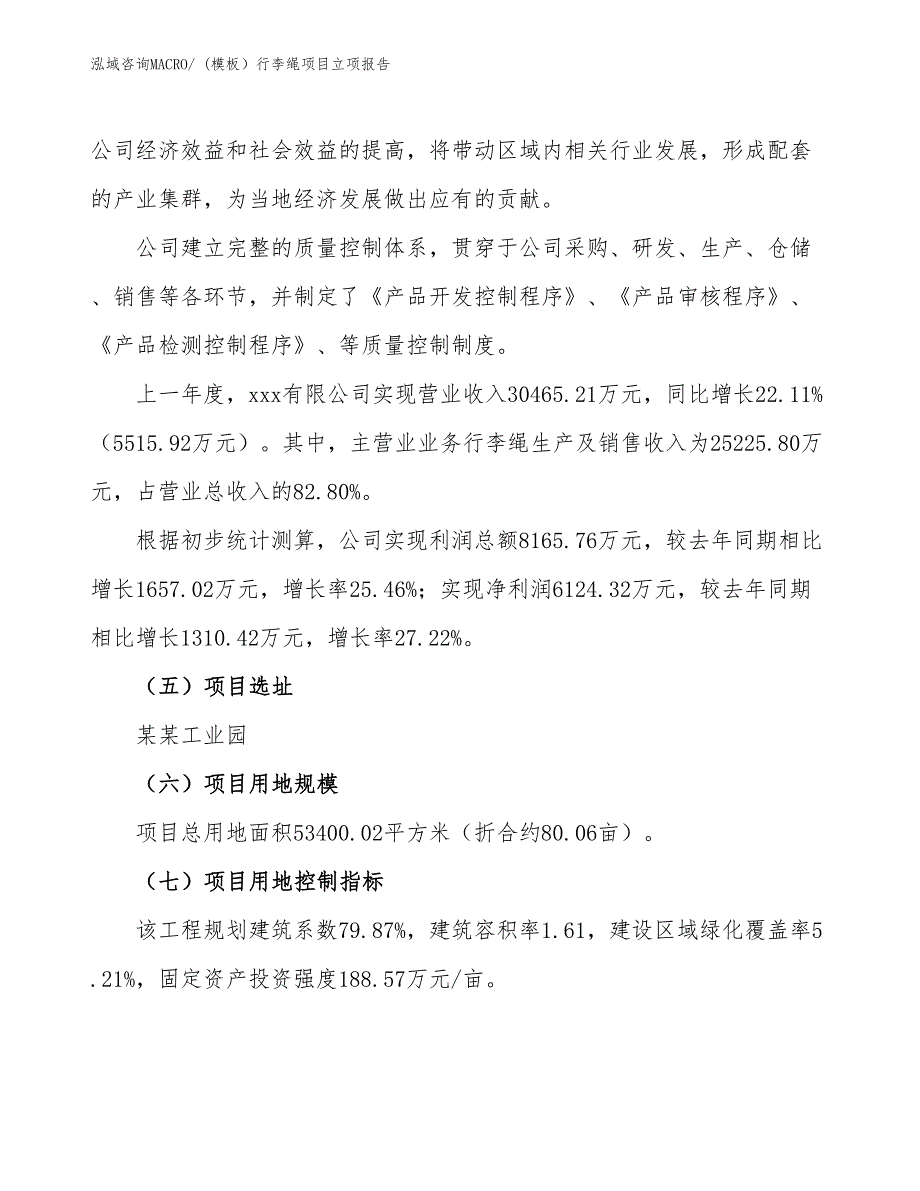 (模板）行李绳项目立项报告_第2页