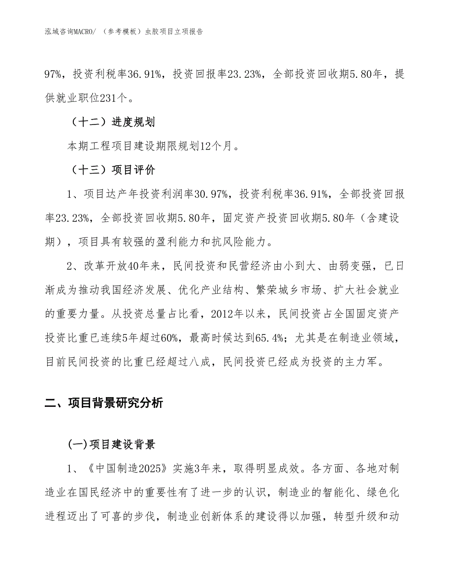 （参考模板）虫胶项目立项报告_第4页