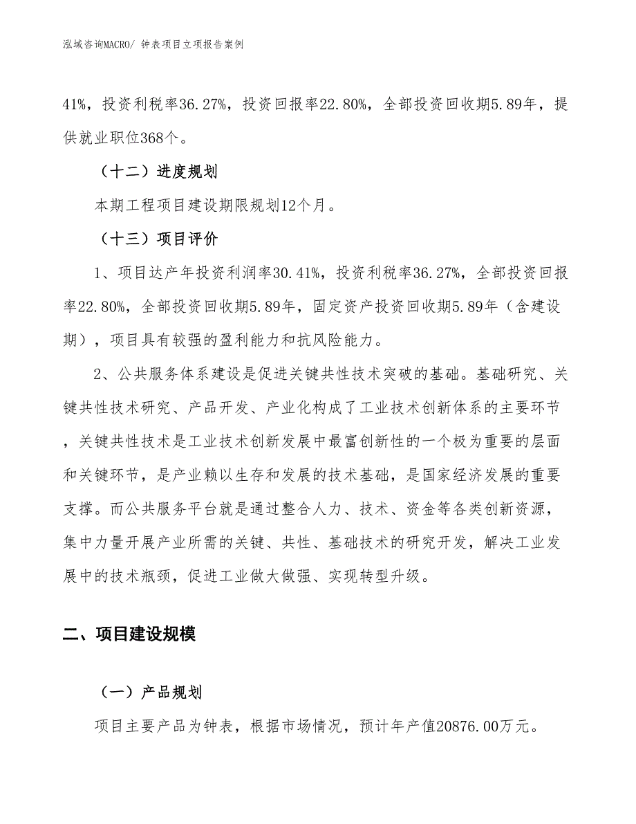 钟表项目立项报告案例_第4页