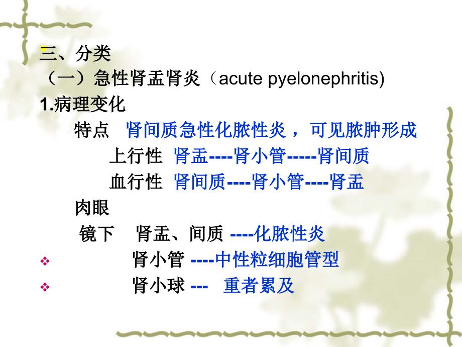 课件：徐曼 病理学-精品教学课件：12.泌尿系统2-肾盂肾炎_第3页