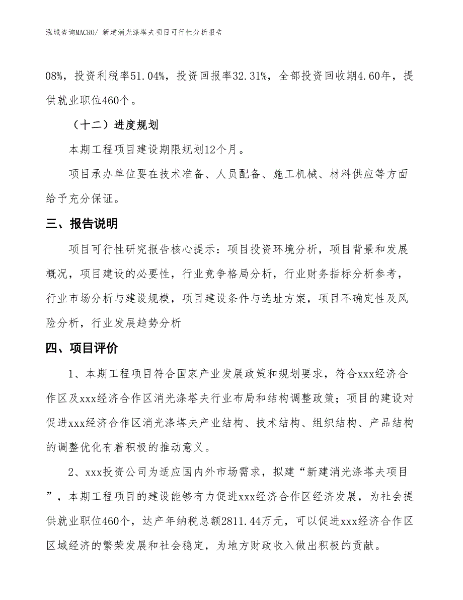 新建消光涤塔夫项目可行性分析报告_第4页