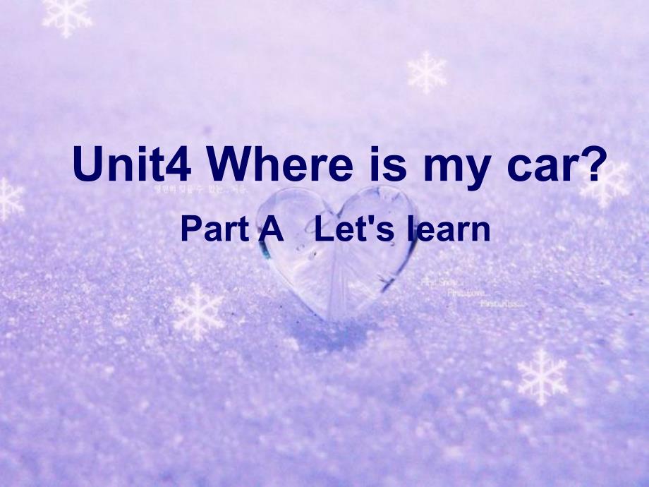 新版pep三年级下册unit4-a-learn_第1页