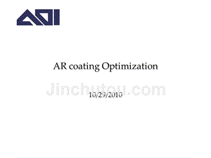 AR coating Optimization