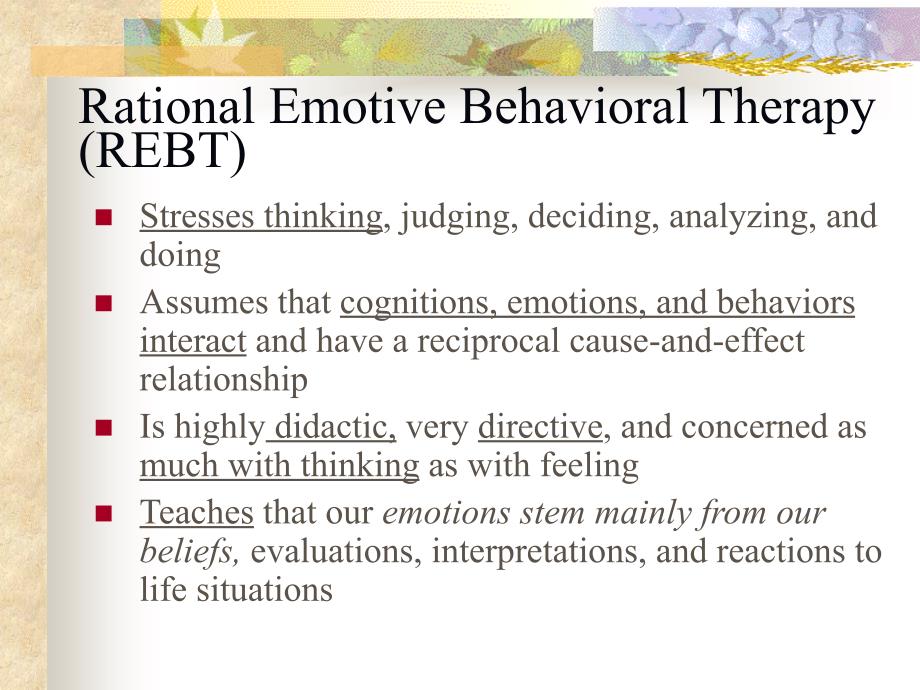 课件：心理咨询与治疗的理论及实践chapter10 cognitive behavior therapy_第2页