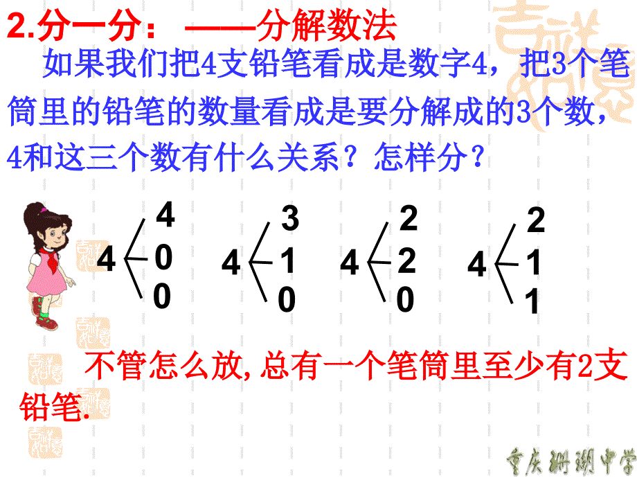 最新 六年级下册《数学广角-鸽巢问题》课件_第4页