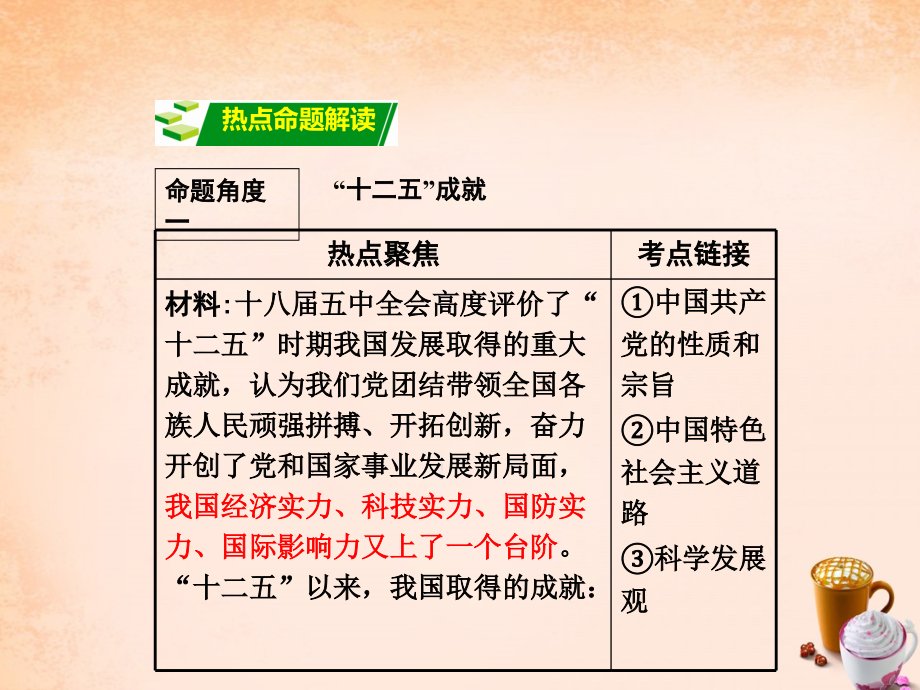 2018年中考数学复习 热点专题1 聚焦十八届五中全会课件_第2页