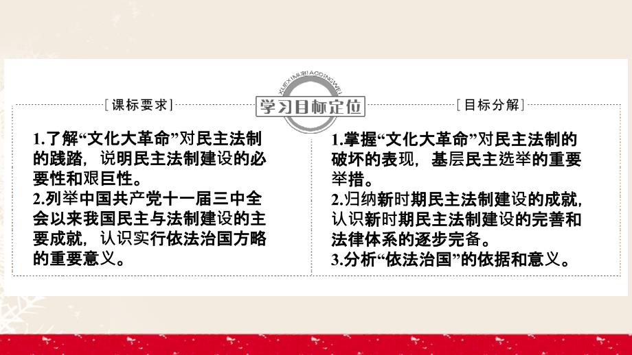 2018-2019学年高中历史 第六单元 中国社会主义的政治建设与祖国统一 6.22 社会主义政治建设的曲折发展课件 岳麓版必修1_第2页