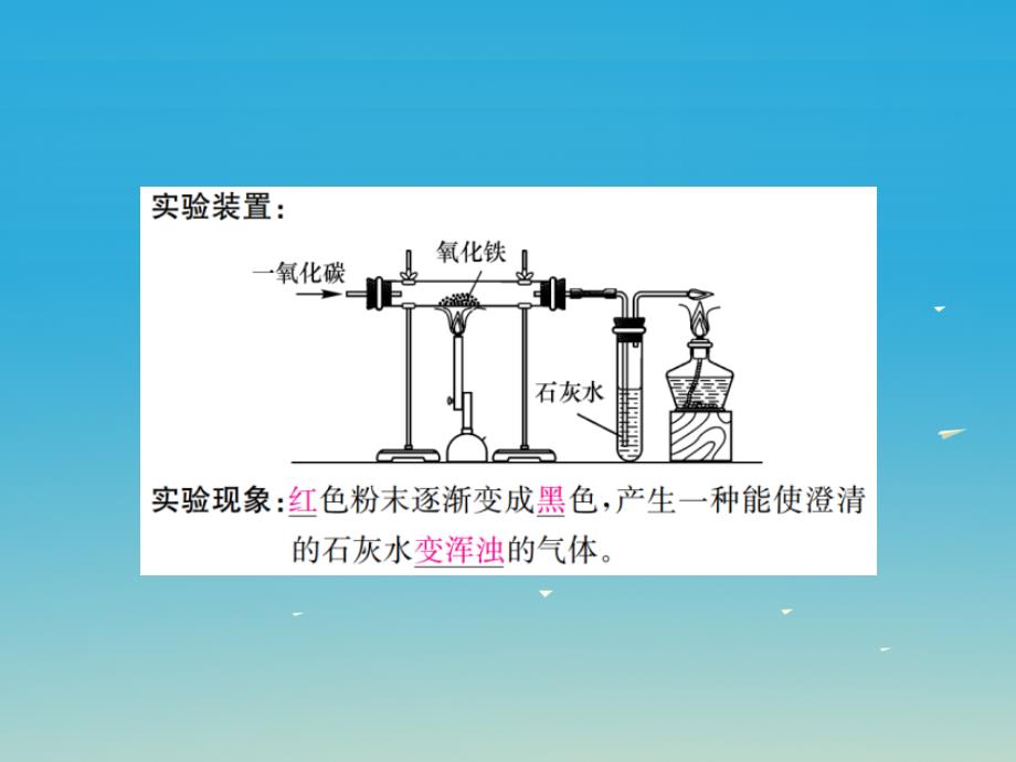 2018年春九年级化学下册第八单元金属和金属材料课题3金属资源的利用和保护第1课时铁的冶炼习题课件新版新人教版_第3页