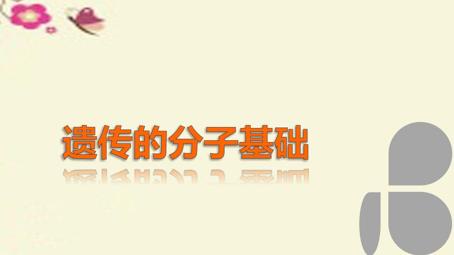 2018-2019学年高中生物 第四章 遗传的分子基础 第18课时 基因控制蛋白质的合成(ⅱ)课件 苏教版必修2_第1页