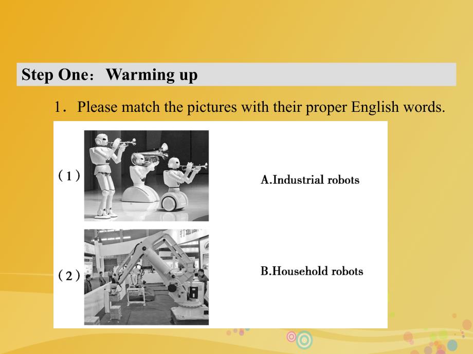 2018-2019学年高中英语 unit 2 robots section ⅰ warming up & reading-prereading课件 新人教版选修7_第2页