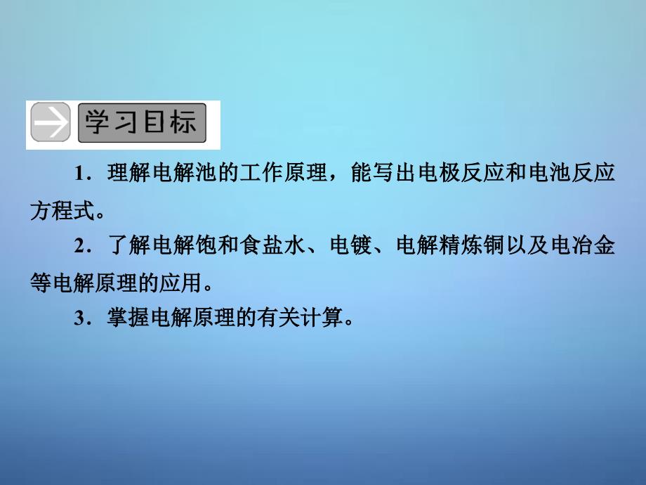 2018-2019学年高中化学 专题1 第2单元 第3课时 电解池的工作原理及应用课件 苏教版选修4_第3页