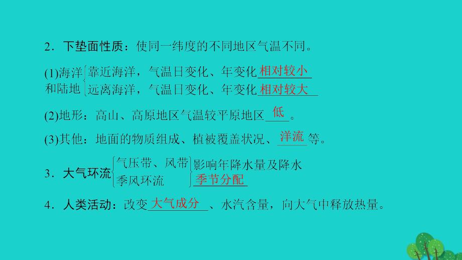 2018-2019学年高中地理第2单元从地球圈层看地理环境单元活动课件鲁教版_第4页