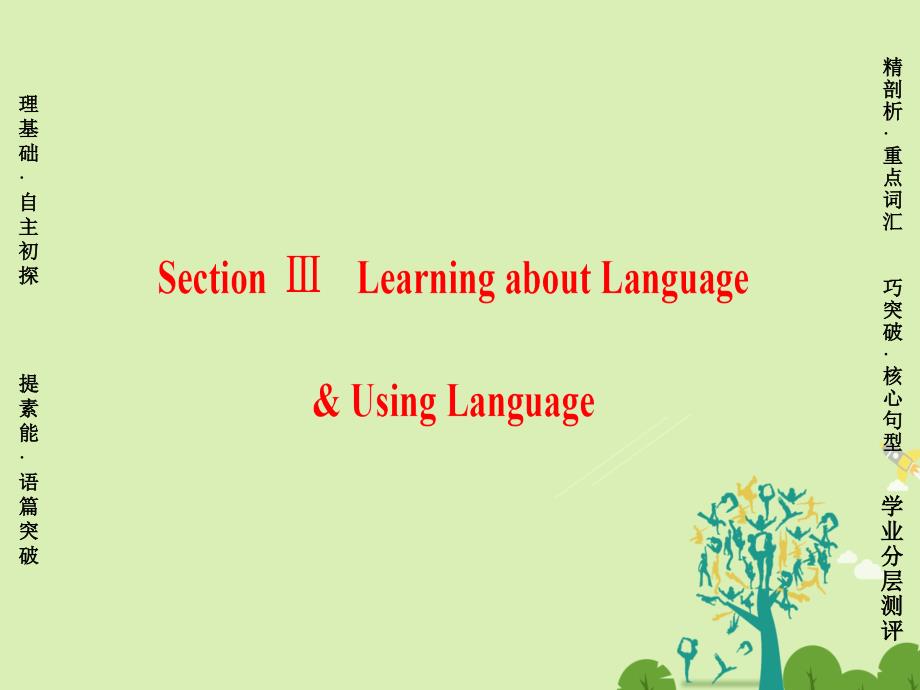 2018-2019学年高中英语 unit 3 a taste of english humour section ⅲ learning about language &using language课件 新人教版必修4_第1页