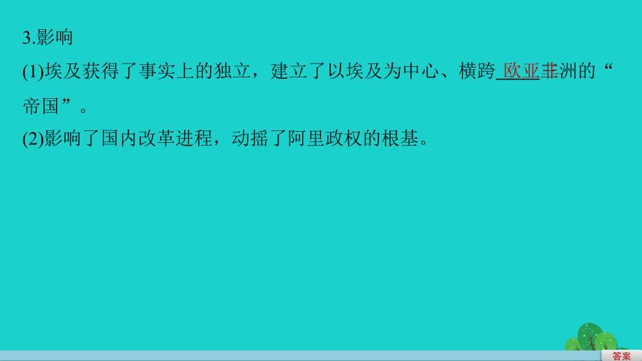 2018-2019学年高中历史 第六单元 穆罕默德阿里改革 3 改革的后果课件 新人教版选修1_第4页