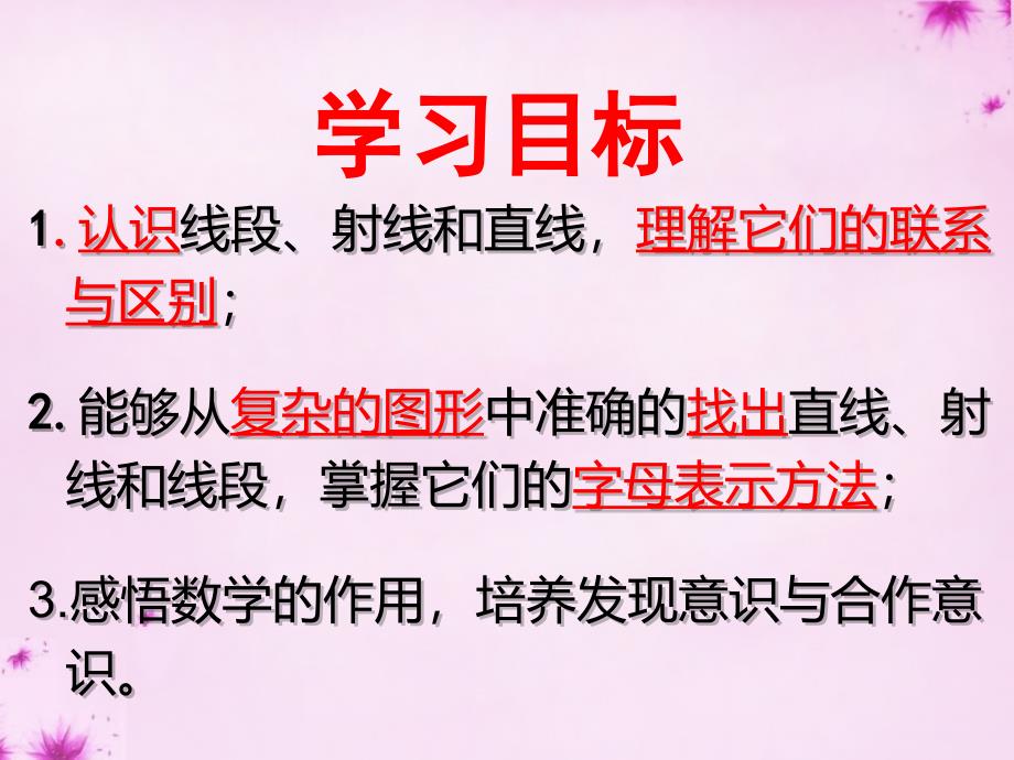 2018-2019七年级数学上册 1.3 线段、射线和直线课件 （新版）青岛版_第2页