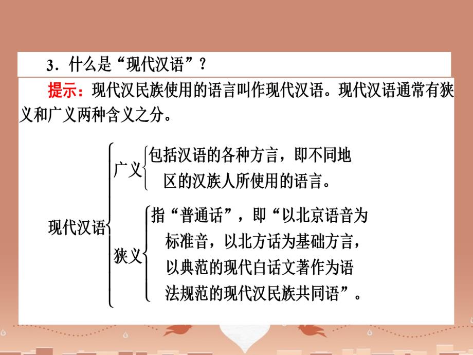 2018-2019学年高中语文 1.1 美丽而奇妙的语言-认识汉语课件 新人教版选修《语言文字应用》_第4页