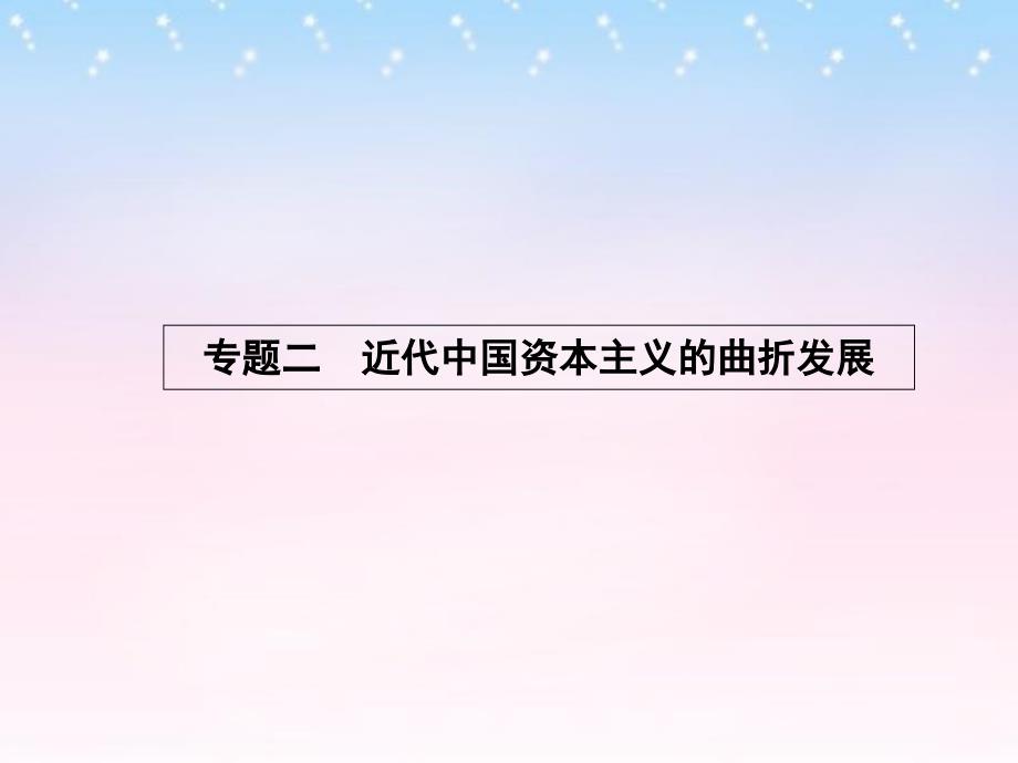 2018-2019学年高中历史 2.1 近代中国民族工业的兴起课件 人民版必修2_第1页