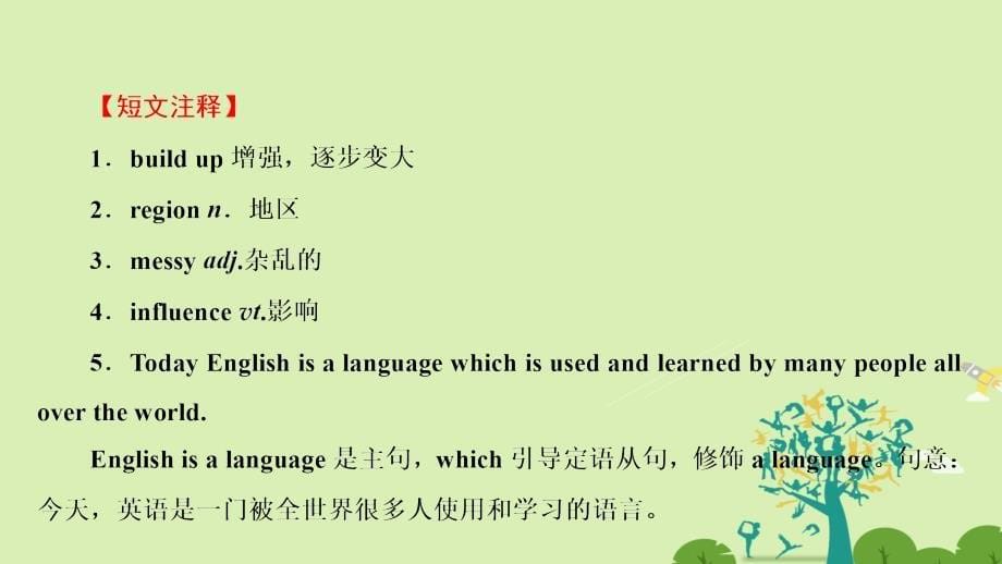 2018-2019学年高中英语 unit 2 english around the world单元话题阅读课件 新人教版必修1_第5页