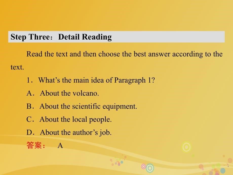 2018-2019学年高中英语 unit 5 the power of nature section ⅰ warming up & reading-pre-reading课件 新人教版选修6_第5页