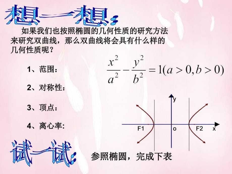 2018-2019学年高中数学 2.3.2双曲线的几何性质课件 新人教版选修2-1_第5页