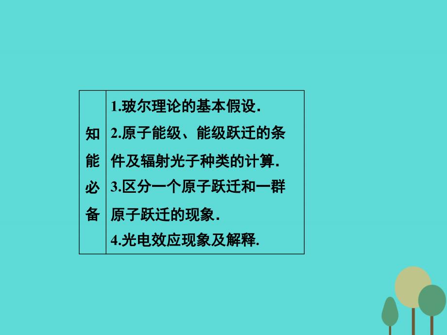 2018届高考物理二轮复习 第1部分 专题讲练突破六 高频考点二 原子的能级跃迁及光电效应课件_第2页