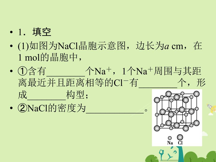 2018届高考化学大二轮复习第ⅰ部分专题突破六物质结构与性质选修3考点5微粒作用与晶体结构课件_第3页