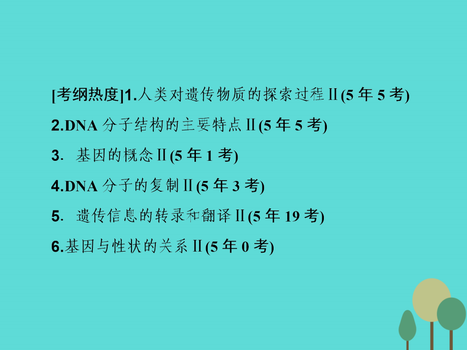 2018届高考生物二轮复习 第1部分 专题讲练突破 专题4 第7讲 遗传的分子基础课件_第3页