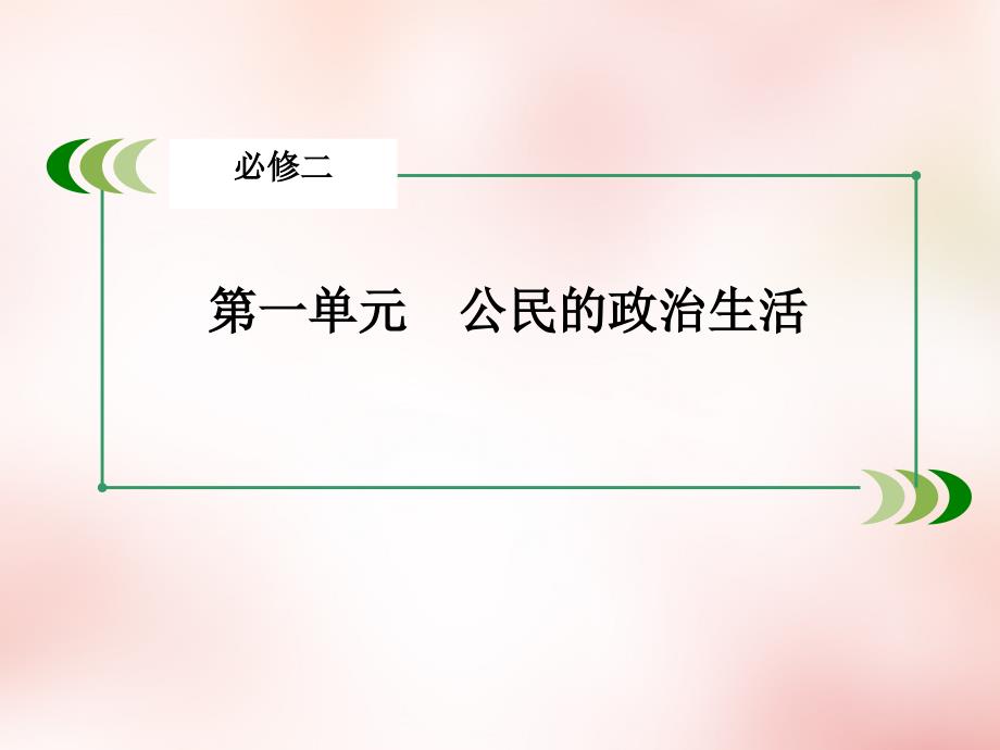 高三政治一轮复习 第1单元 公民的政治生活课件 新人教版必修2_第3页