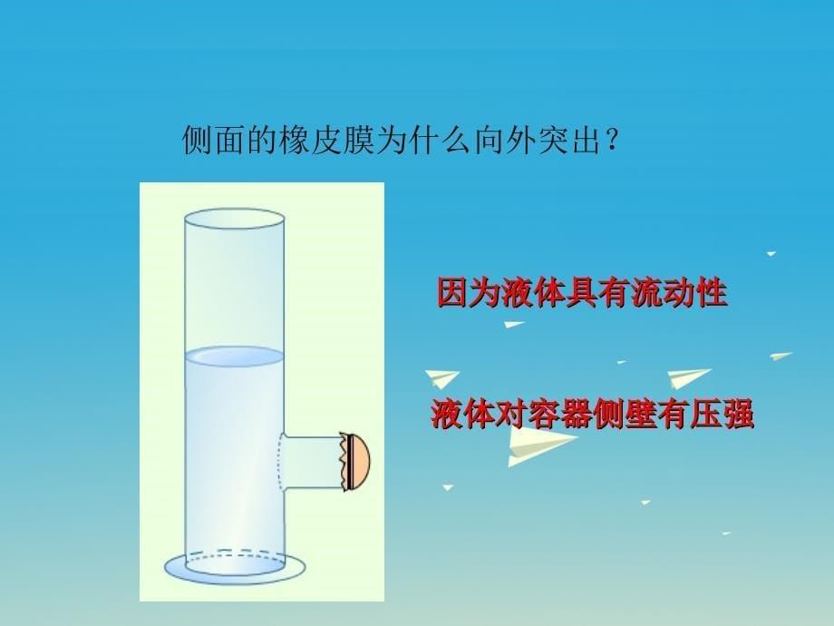 2018春八年级物理下册第9章压强2液体的压强课件新版教科版_第5页