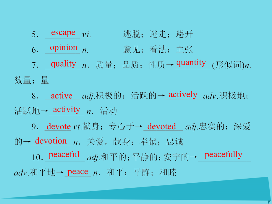 2018届高考英语一轮复习 模块复习方略 第1部分 必修1 unit5 nelson mandelaa modern hero课件 新人教版必修1_第3页