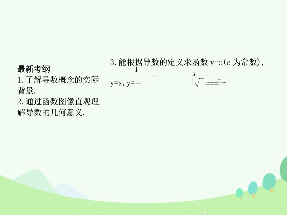 2018届高考数学一轮复习 必考部分 第二篇 函数、导数及其应用 第10节 导数的概念与计算课件 文 北师大版_第2页