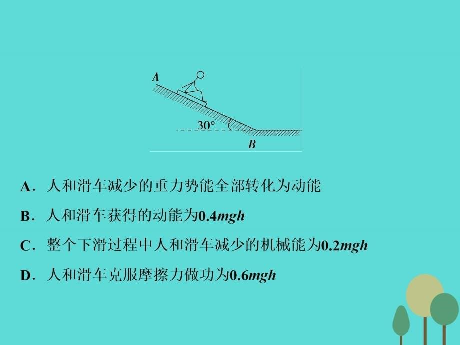 2018届高考物理二轮复习 第1部分 专题讲练突破二 高频考点二 能量守恒定律课件_第5页